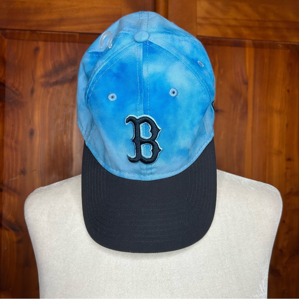 New Era Blue & Black Tie-Dye Boston Red Sox Baseball Cap Adjustable MLB 9twenty